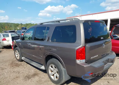 2015 Nissan Armada Sv from USA, damaged, VIN 5N1BA0ND3FN620785